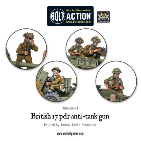 Bolt Action - British Army 17 pdr Anti-tank Gun