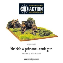 Bolt Action - British Army 6 Pounder ATG & Crew