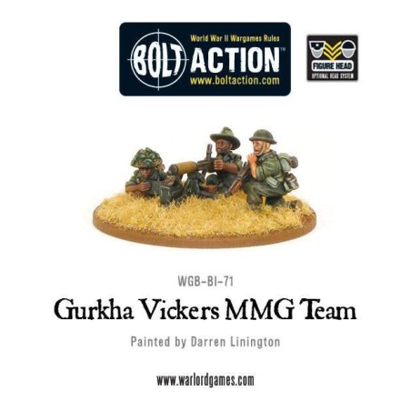 Bolt Action - Gurkha Vickers MMG Team