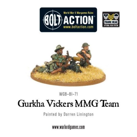 Bolt Action - Gurkha Vickers MMG Team