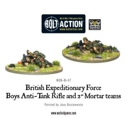 Bolt Action - Early War Anti-Tank Rifle Team & 2" Light Mortar Teams