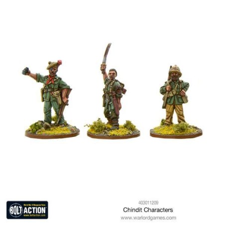 Bolt Action - Chindit Characters