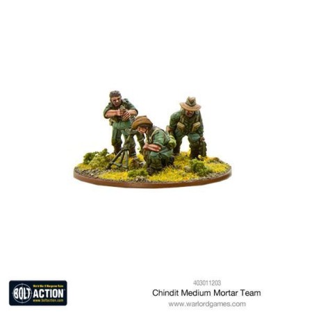 Bolt Action - Chindit Medium Mortar team