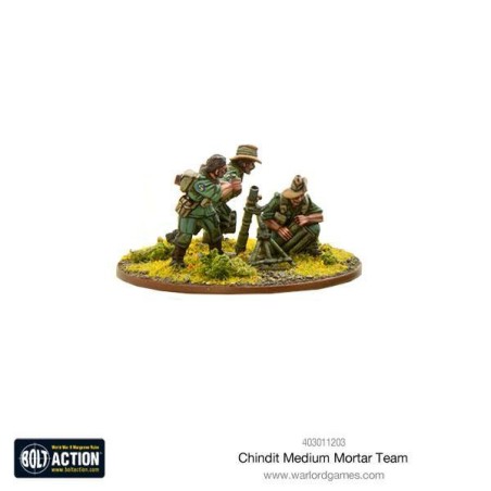 Bolt Action - Chindit Medium Mortar team