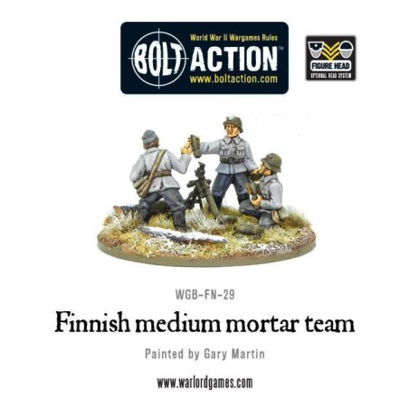 Bolt Action - Finnish medium mortar team