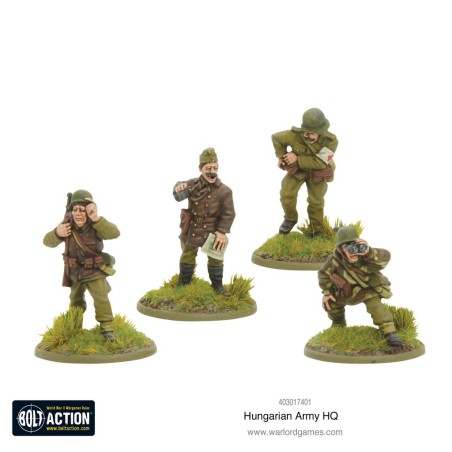 Bolt Action - Hungarian Army Support Group (HQ, Mortar & MMG)