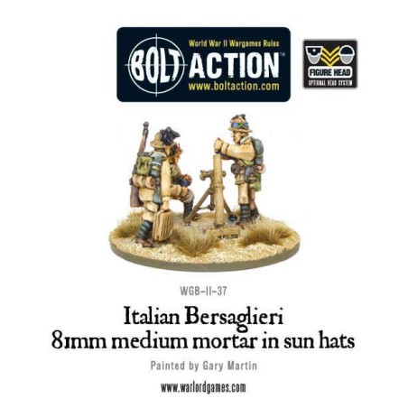 Bolt Action - Italian Army Medium mortar team