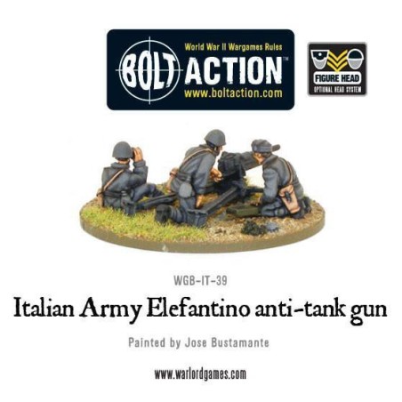 Bolt Action - Italian Army 47mm Elefantino anti-tank gun
