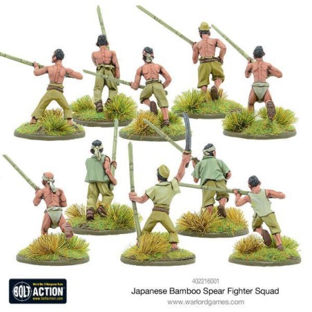 Bolt Action - Japanese Bamboo Spear Fighter squad
