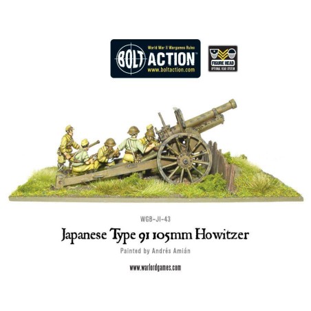 Bolt Action - Imperial Japanese Type 91 105mm Howitzer