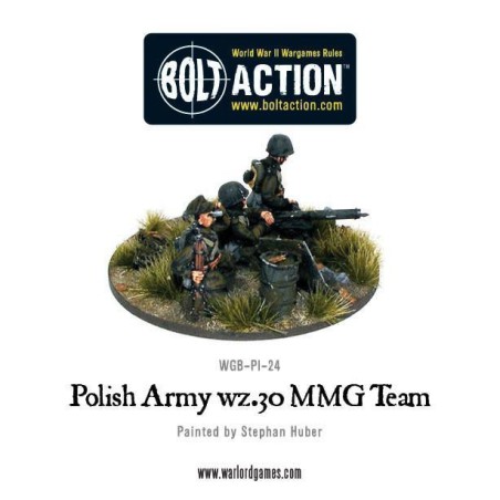 Bolt Action - Polish Army wz.30 MMG team