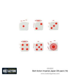 Bolt Action - Imperial Japanese D6 Dice (16)