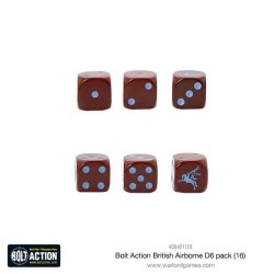 Dés: Bolt Action British Airborne D6 Dice (x16)