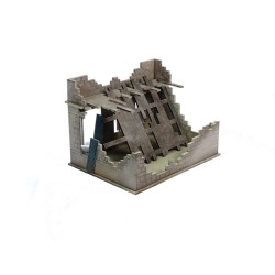 Bolt Action - Small Destroyed North Africa House 