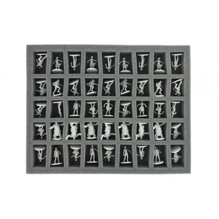 Mousse standard de 35 mm avec 45 emplacements