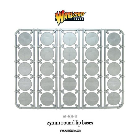 Bolt Action - Bag of 25mm Round Bases