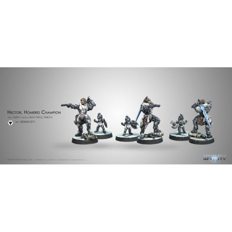 Infinity: Hector, Homerid Champion (Heavy Pistol, EXP CCW)