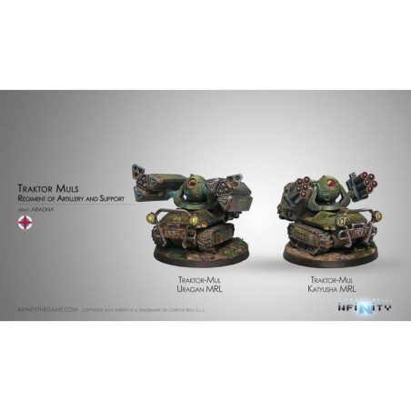 Infinity: Traktor Muls, Regiment of Artillery and Support