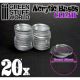 Accessoire: Socles Acrylique Transparent 25mm