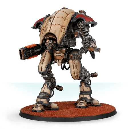 Forge World: Mechanicum Knight Moirax with Volkite Veuglaire and Gyges Siege Claws