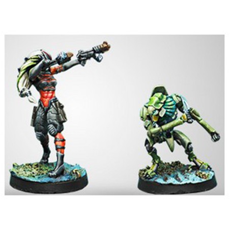 Combined Army: Raicho Pilot & Scindron Ancillary Remote Unit ( Combined Army Tag Pilots Set)