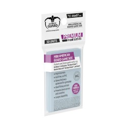 Ultimate Guard 50 Pochettes Pemium Soft Sleeves Jeux de Plateau Americains Petit Format