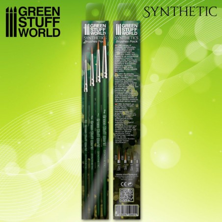 GSW: Set de Pinceaux Synthétiques green Series