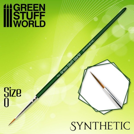 GSW: Pinceau Synthétique Green Serie Taille 0