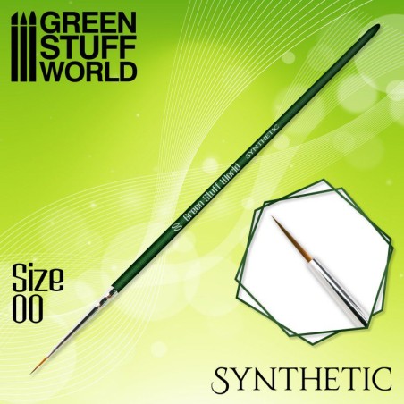 GSW: Pinceau Synthétique Green Serie Taille 00