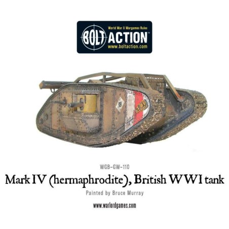 Bolt Action: Mark IV(Hermaphrodite) British WWI Tank
