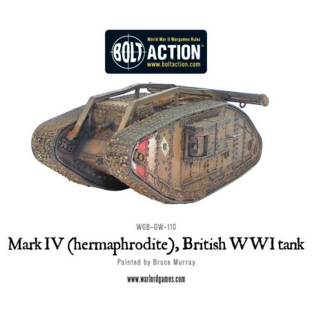 Bolt Action: Mark IV(Hermaphrodite) British WWI Tank