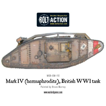 Bolt Action: Mark IV(Hermaphrodite) British WWI Tank