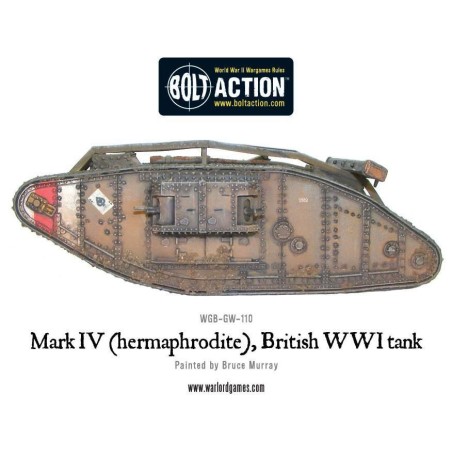 Bolt Action: Mark IV(Hermaphrodite) British WWI Tank