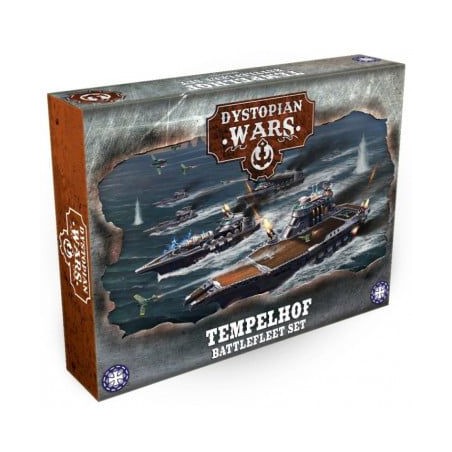 Dystopian Wars: Tempelhof Battlefleet Set