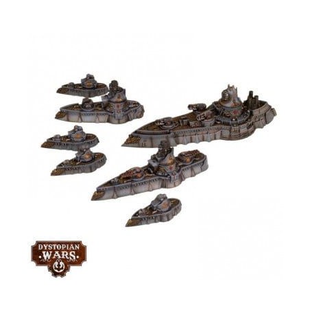 Dystopian Wars: Borodino Battlefleet Set