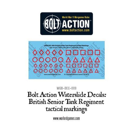 Bolt Action: British Vehicle Decals
