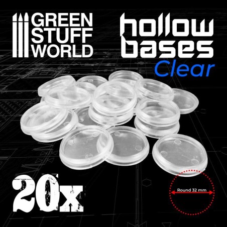 Socle: Hollow Plastic Round 32 mm
