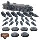 Dystopian Wars: Ice Maiden Battlefleet Set