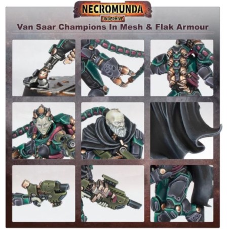 Forge World: Van Saar Champions in Mesh and Flak Armour