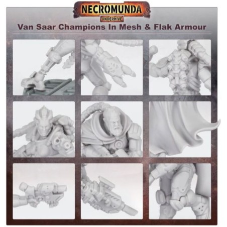 Forge World: Van Saar Champions in Mesh and Flak Armour