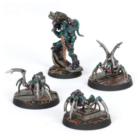 Forge World: Van Saar Champion in Carapace Armour with Cyberachnids