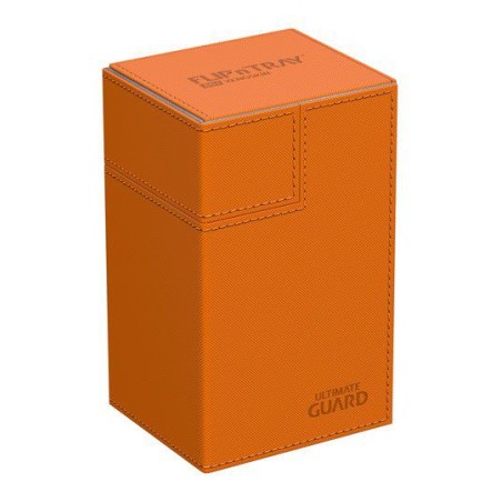 Deck Box: Boite pour Carte Flip'n'Tray 80+ Taille Standard XenoSkin Orange