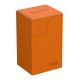 Deck Box: Boite pour Carte Flip'n'Tray 80+ Taille Standard XenoSkin Orange