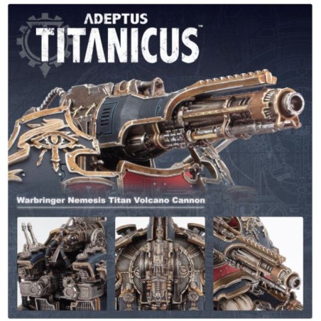 Adeptus Titanicus Fw: Warbringer Nemesis Titan Belicosa Volcano Cannon
