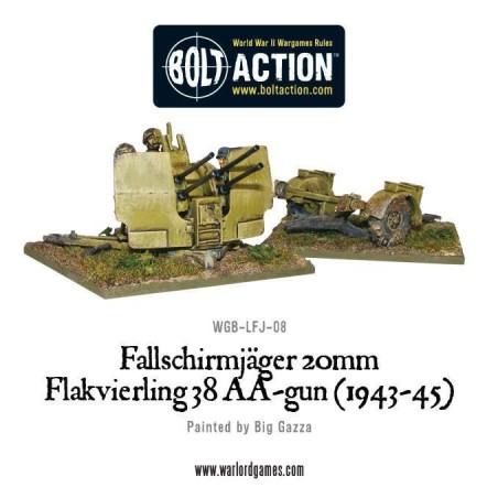 Fallschirmjager 20mm Flakvierling 38 AA-gun (1943-45)