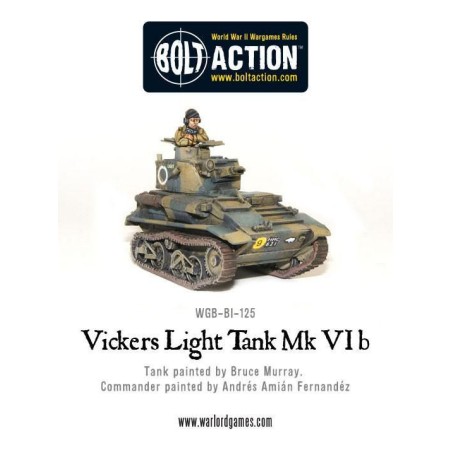Bolt action: Vickers Light Tank Mk VIB