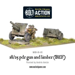 Bolt Action: 18/25pdr Gun and Limber (BEF) 