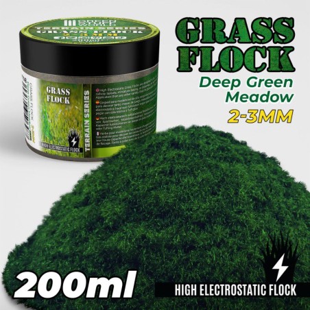 Flocage: Herbe Statique 2-3mm Deep Green Meadow