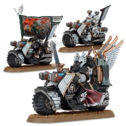 Dark Angels: Escouade d'Etat Major Ravenwing / Chevalier Noir