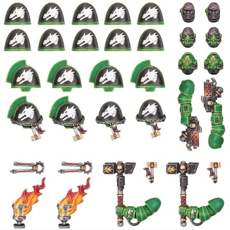 Salamanders: Améliorations et décalcomanies Primaris